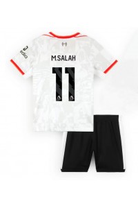 Fotbalové Dres Liverpool Mohamed Salah #11 Dětské Třetí Oblečení 2024-25 Krátký Rukáv (+ trenýrky)